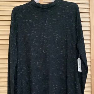 NWT Faded Glory LS Mock Neck Dress - Size L